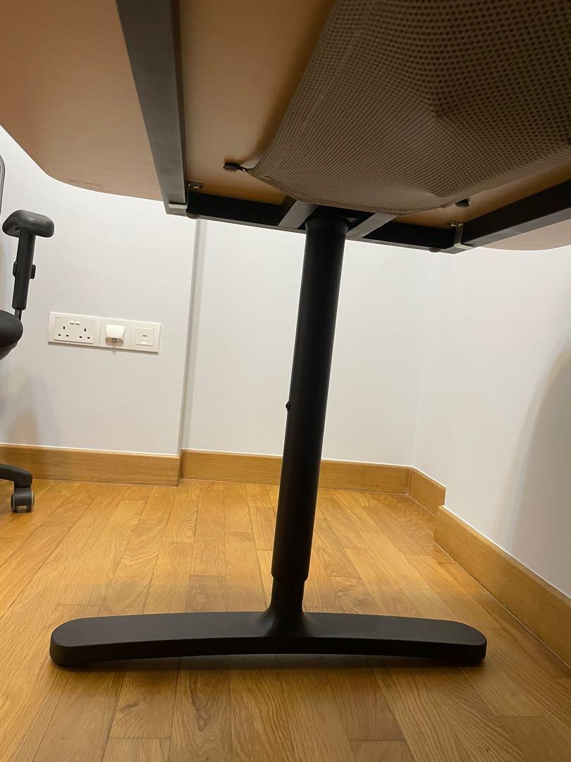 Ikea Height Manual Adjustable Table, Furniture & Home Living, Furniture