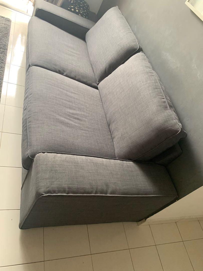 Ikea kivik 3 seater with 10 years warranty, Furniture & Home Living, Furniture, Sofas on Carousell