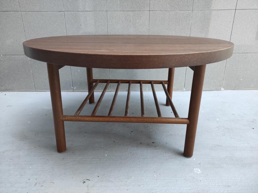 Ikea LISTERBY Round Brown Coffee table, Furniture & Home Living
