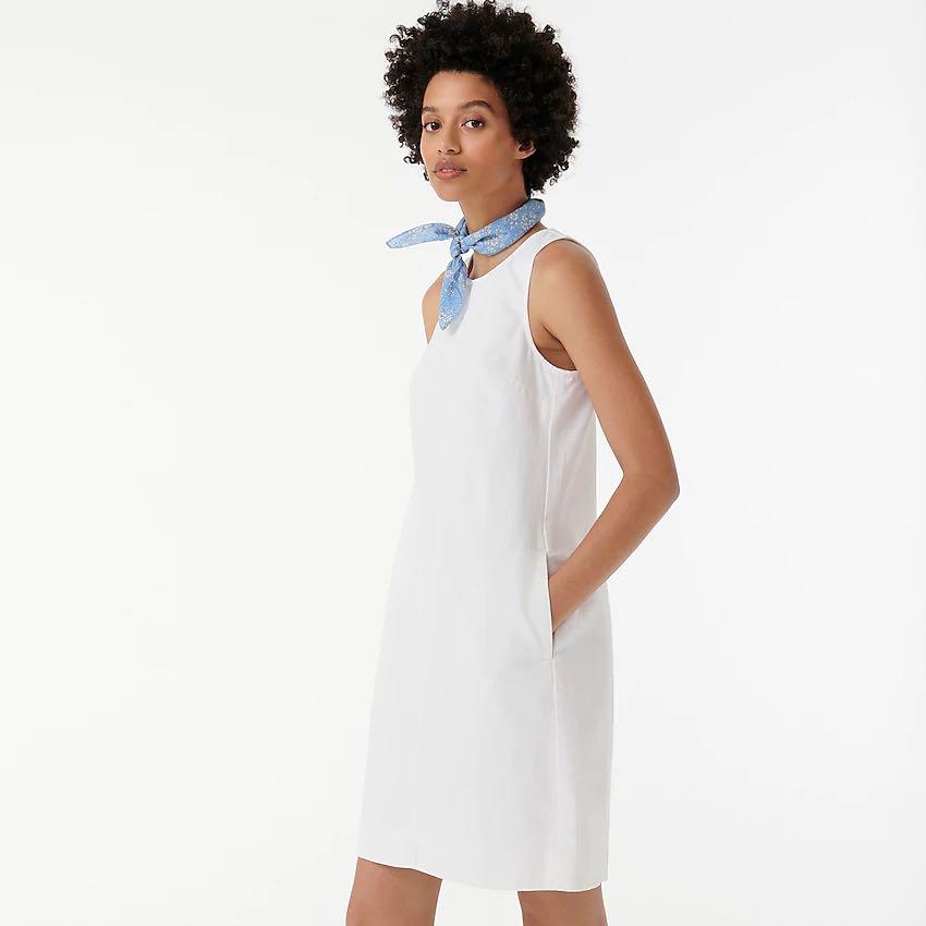 J crew white denim dress Clearance