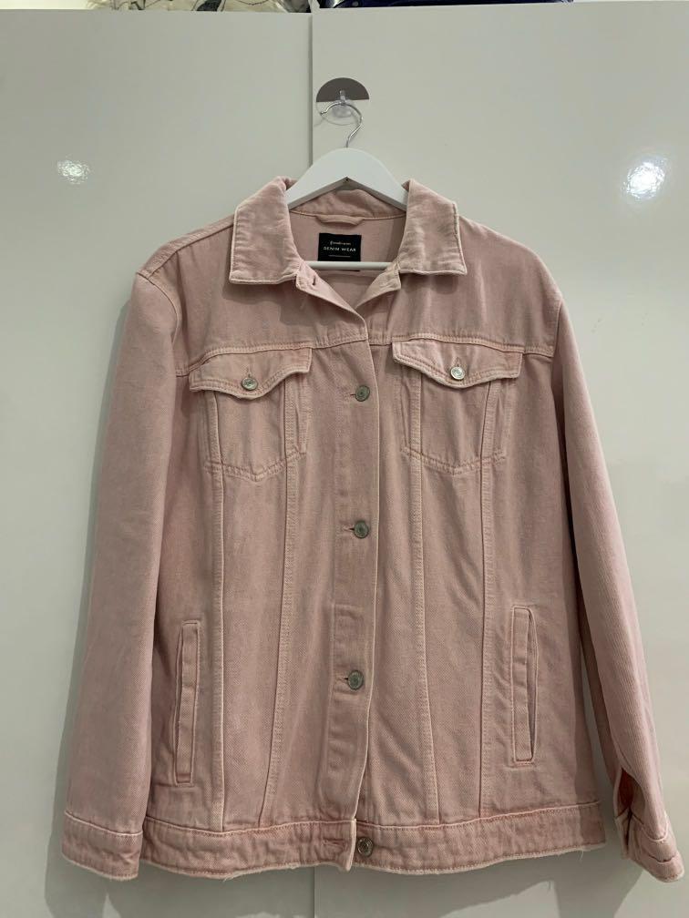 Jaket jeans stradivarius deals