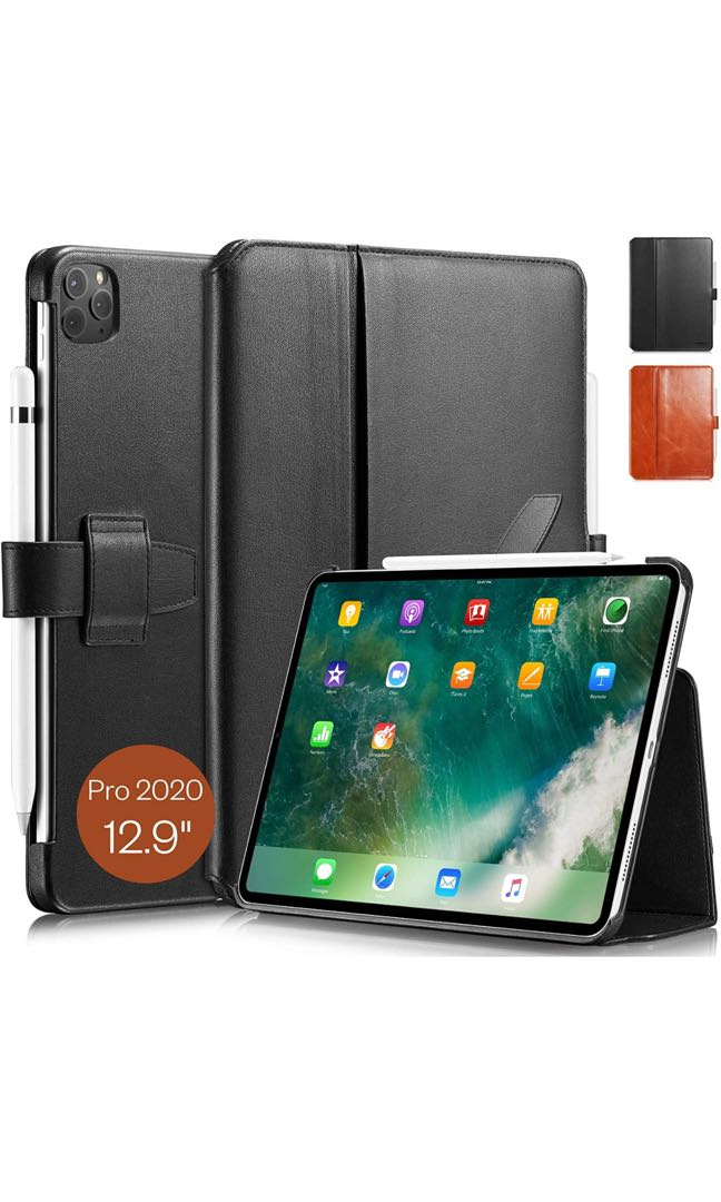 KAVAJ Case Leather Cover iPad Pro 12.9" 4th Gen 2020, Mobile Phones