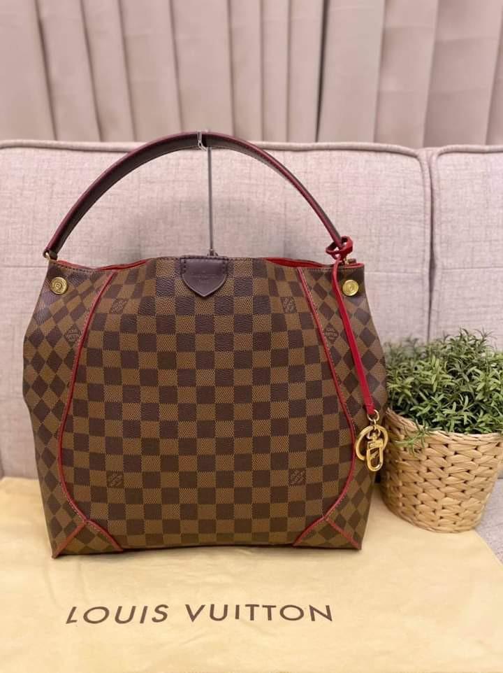 LV Caissa Hobo Bag in Damier Ebene 2016 (Category: Luxury Bags & Wallets) located in Manila. Submitted by bagislifeshop (Listing ID 1088150814, Image 1). Description: 9/10 usage only.
