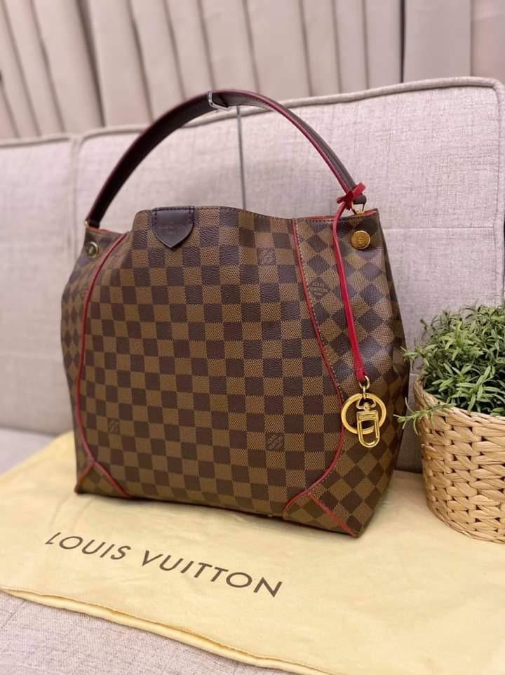 LV Caissa Hobo Bag in Damier Ebene 2016 (Category: Luxury Bags & Wallets) located in Manila. Submitted by bagislifeshop (Listing ID 1088150814, Image 3). Description: 9/10 usage only.