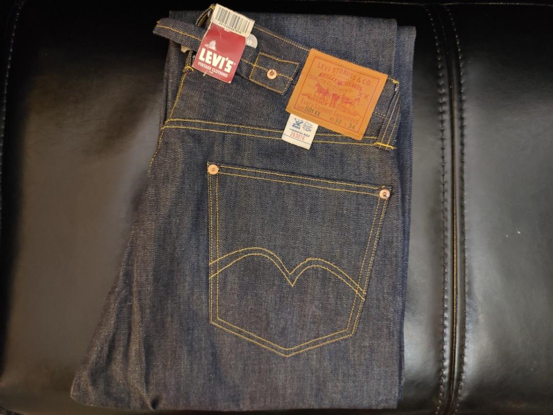 Lvc 33501 501xx levis vintage clothing, 男裝, 褲＆半截裙, 牛仔褲