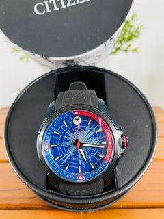 MADE IN JAPAN: CITIZEN MARVEL SPIDER-MAN ECO-DRIVE BLACK STRAP WATCH