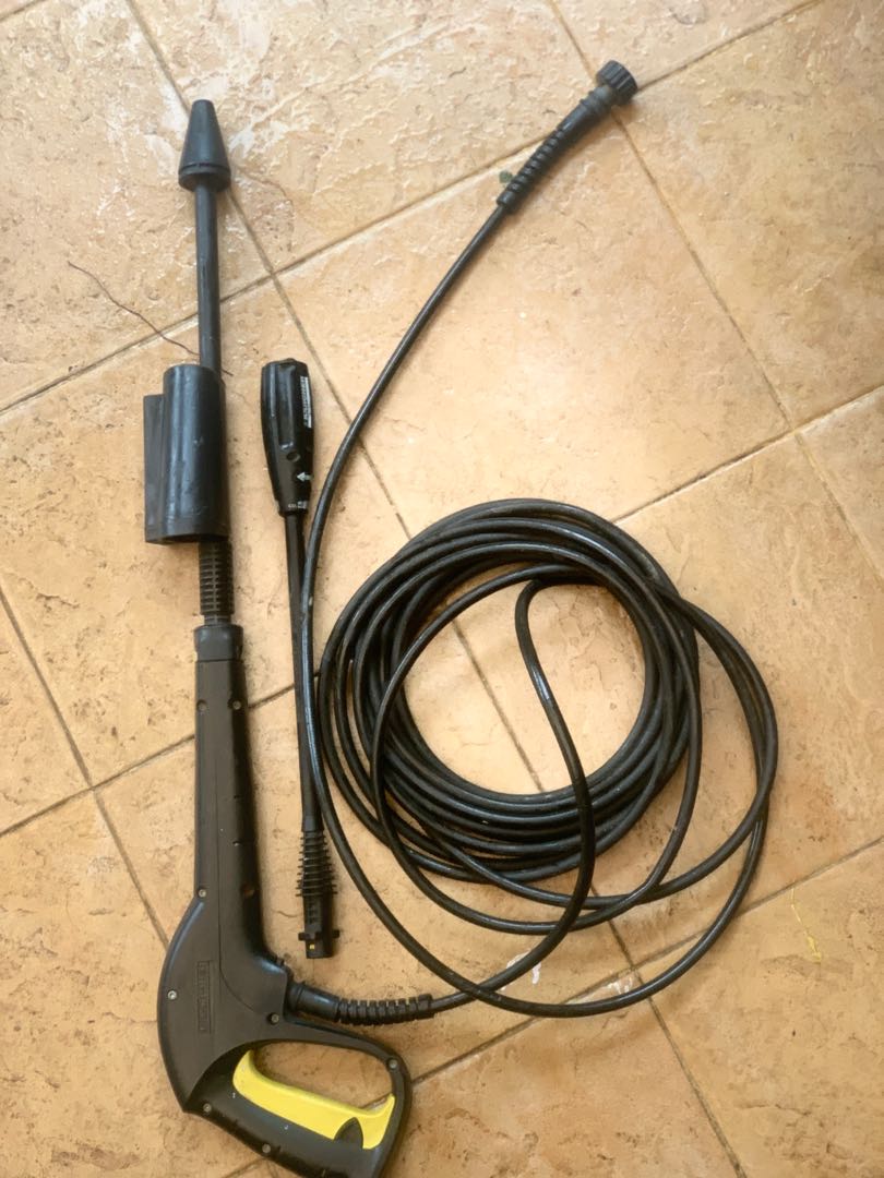 Karcher High Pressure Hose with Trigger gun & lances, Furniture & Home