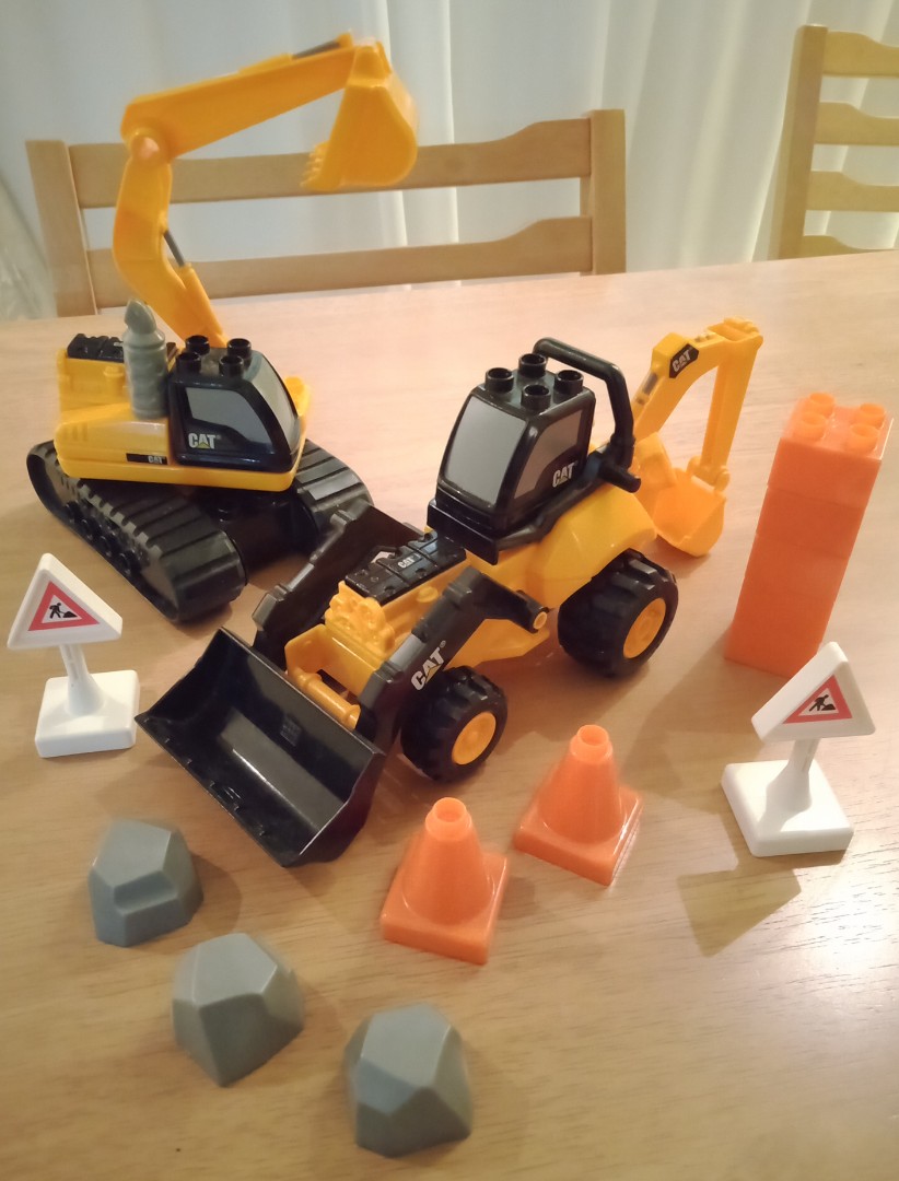 Mega bloks excavator hotsell