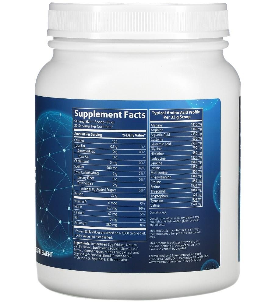 MRM Egg White Protein Vanilla (680g), Everything Else on Carousell