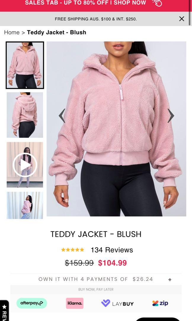 Muscle nation teddy jacket clearance