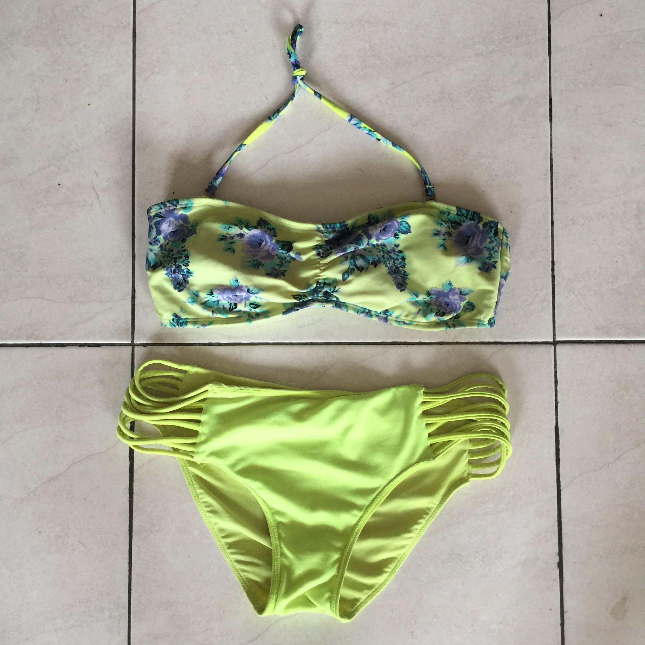 Neon Bikini, Women's Fashion, Swimwear, Bikinis & Swimsuits on Carousell