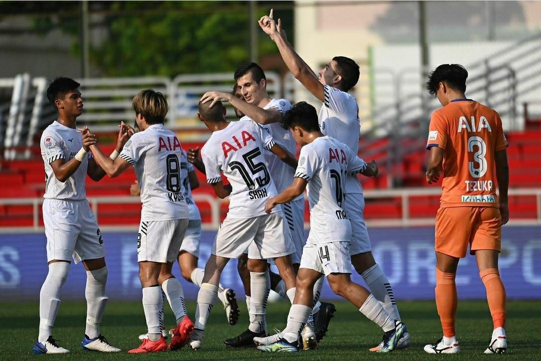 Official Tampines Rovers Football Club 2021 season Mizuno away soccer