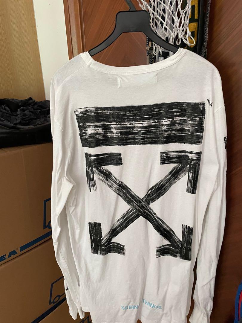 Hong Kong indre tilbagemeldinger Off-White XL “Seeing Things” Long sleeve, Men's Fashion, Tops & Sets,  Formal Shirts on Carousell