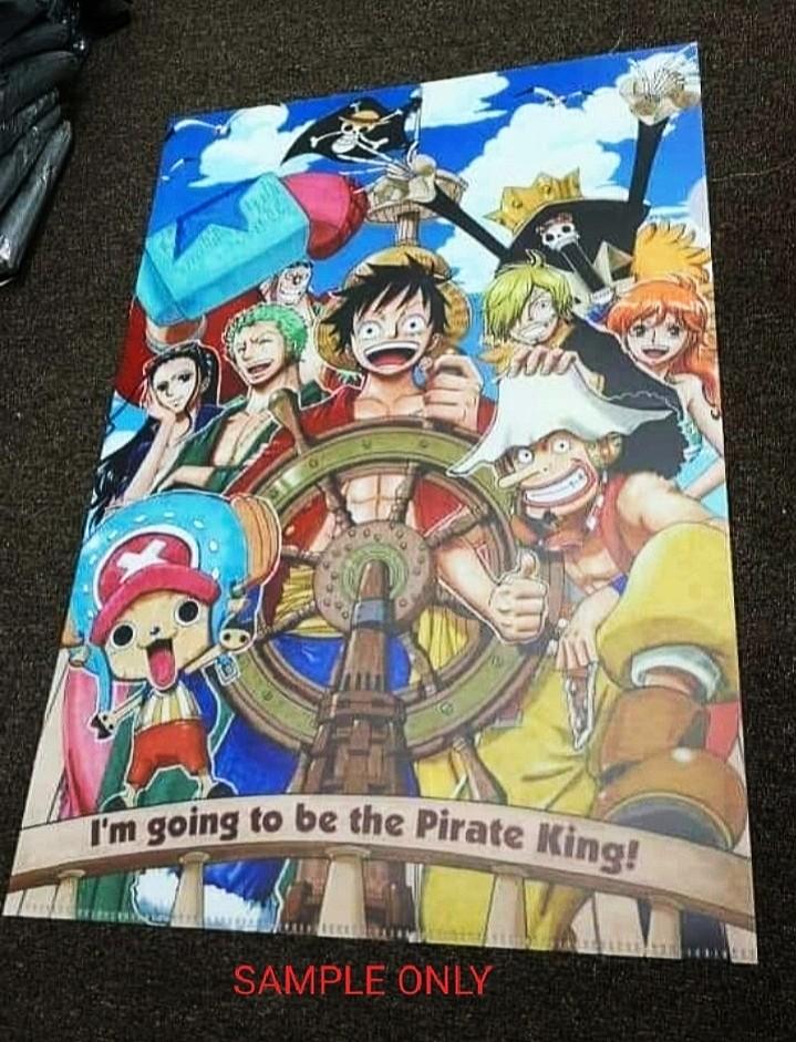 ONE PIECE WALL POSTER PRINT, JAPANESE ANIME POSTER, MANGA, 36'X24', WALL ART  DECORATIVE, Furniture & Home Living, Home Decor, Wall Decor on Carousell