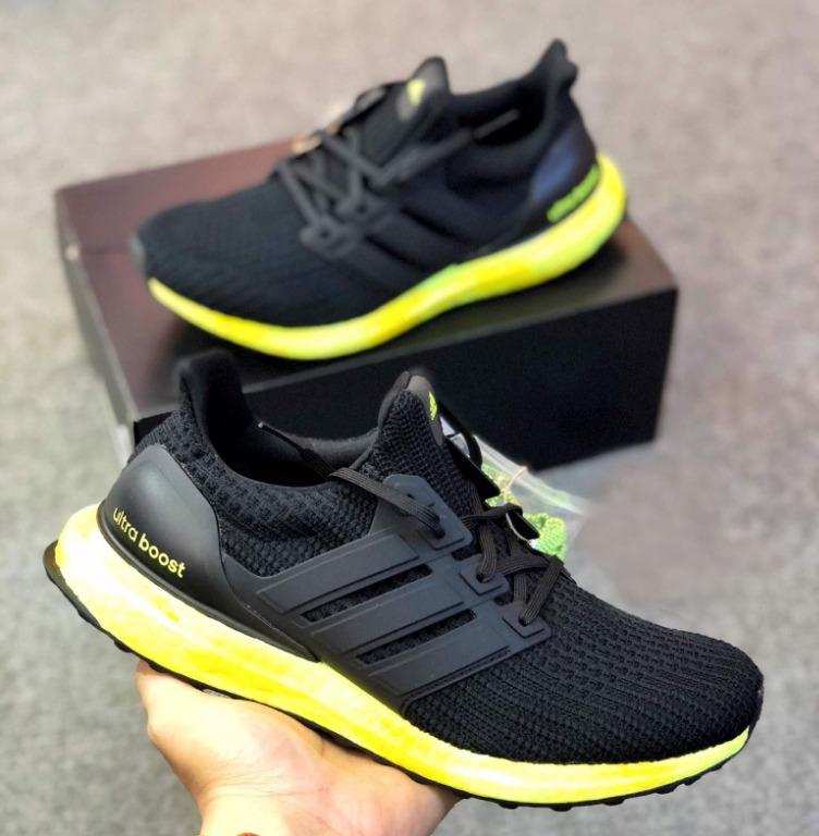Original New Ultraboost 4 DNA In Color GZ8814 Core Black Solar