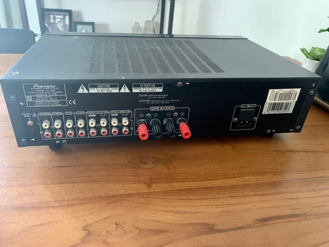 Pioneer A-109 amplifier, Audio, Soundbars, Speakers & Amplifiers on ...