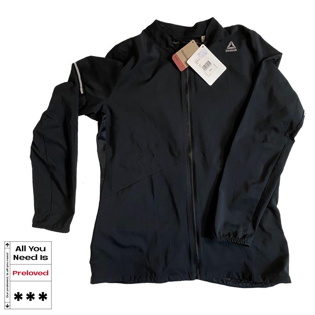Jaket running reebok hotsell