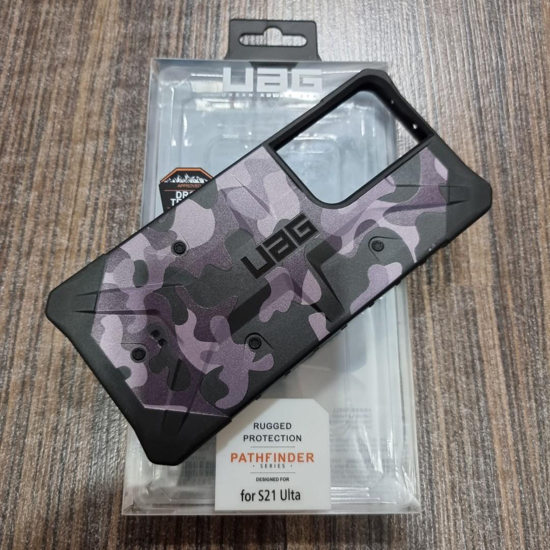 S21 Ultra UAG Pathfinder Black Camo Samsung Case Cover
