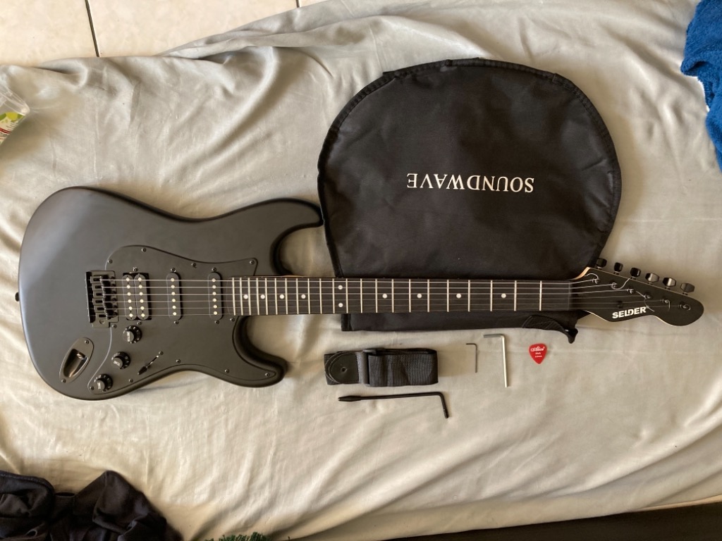 Selder japanese made electric guitar (BRAND NEW WITH ACCESSORIES), Hobbies & Toys, Music & Media