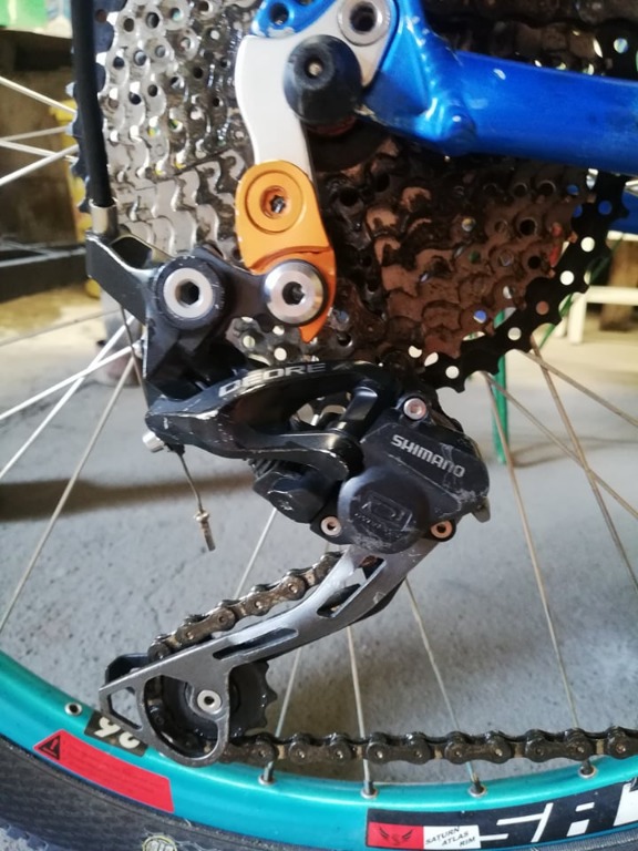 Shimano deore with clearance clutch