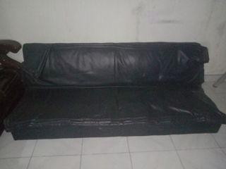 Sofa Bed Kulit Hitam