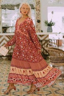 Spell Portobello gown Size small wine