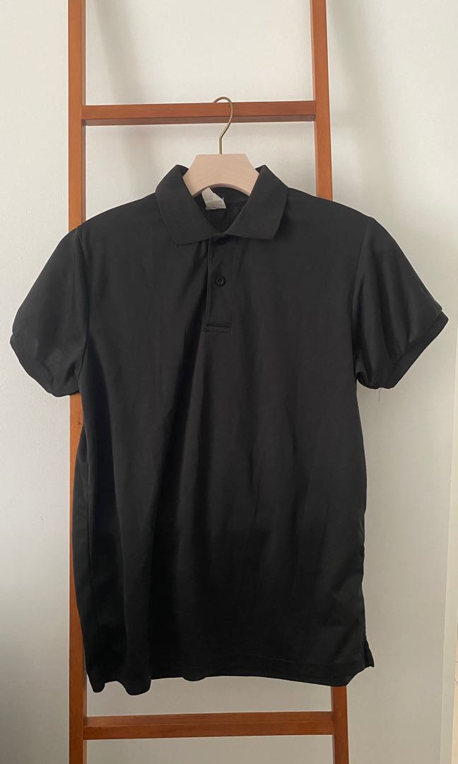 Target Plain Black Drifit Polo Shirt Women s Fashion Tops