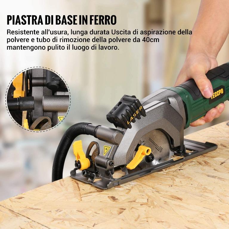 Teccpo mini 2025 circular saw manual