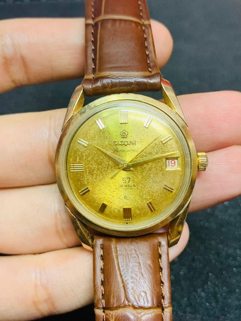 Titoni airmaster 25 jewels sales rotomatic gold