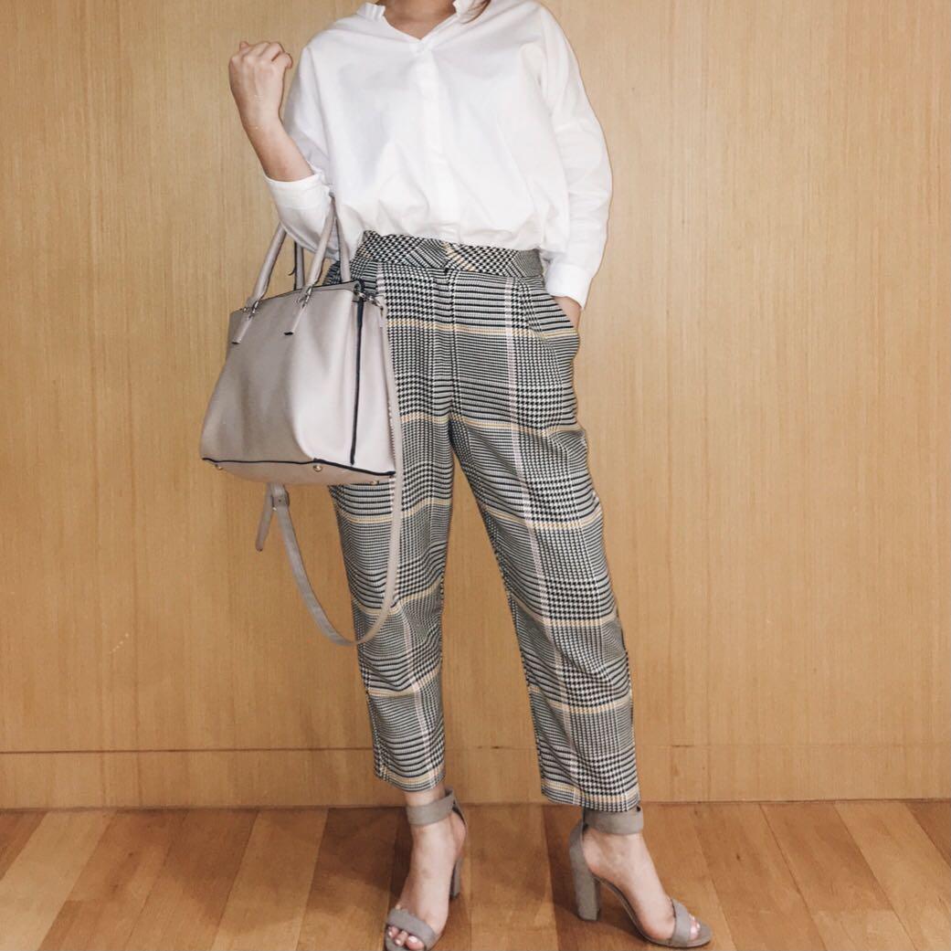 TOPSHOP Checkered Pants Women s Fashion Bottoms Other Bottoms on Carousell