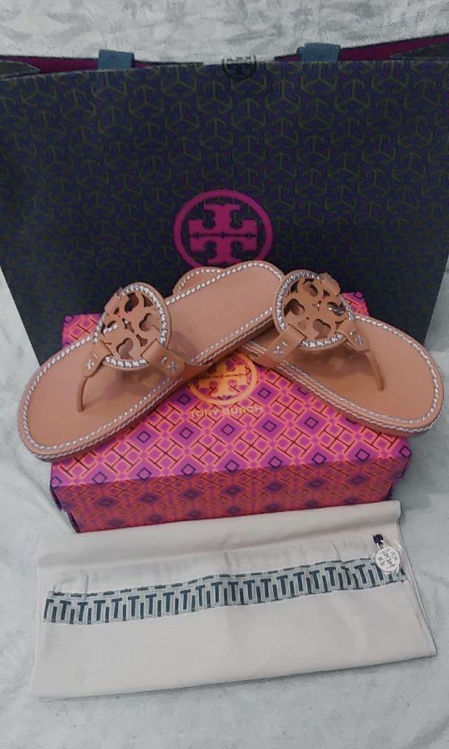 Tory burch miller whipstitch sandal sale