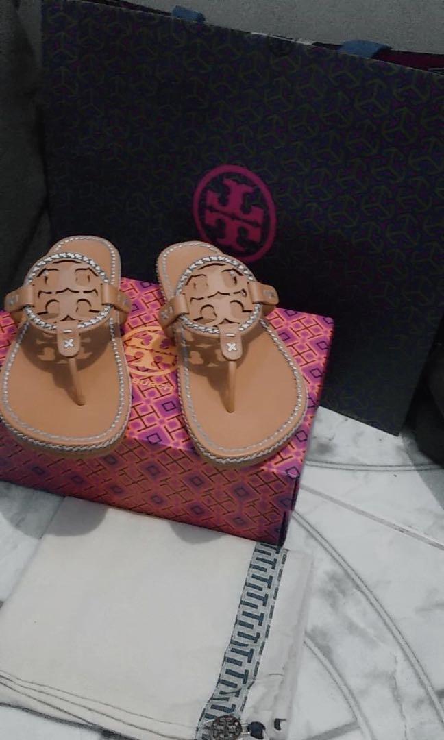 Tory burch hotsell miller whipstitch sandal