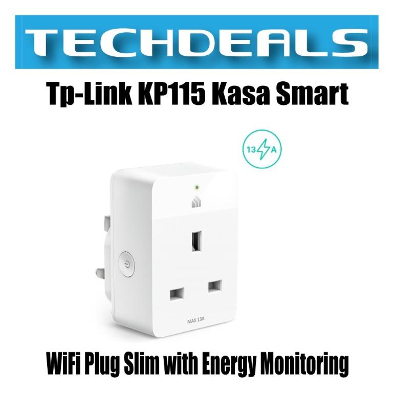 KP115, Kasa Smart WiFi Plug Slim with Energy Monitoring