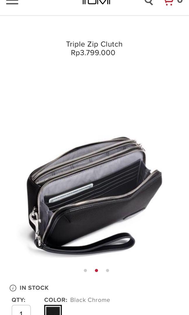 zip clutch bag