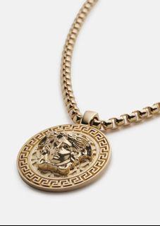 VERSACE GOLD CHAIN MEDUSA HEAD NECKLACE