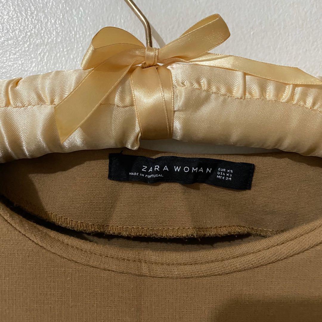 Zara Nude Dress, Women's Fashion, Dresses & Sets, Dresses on Carousell