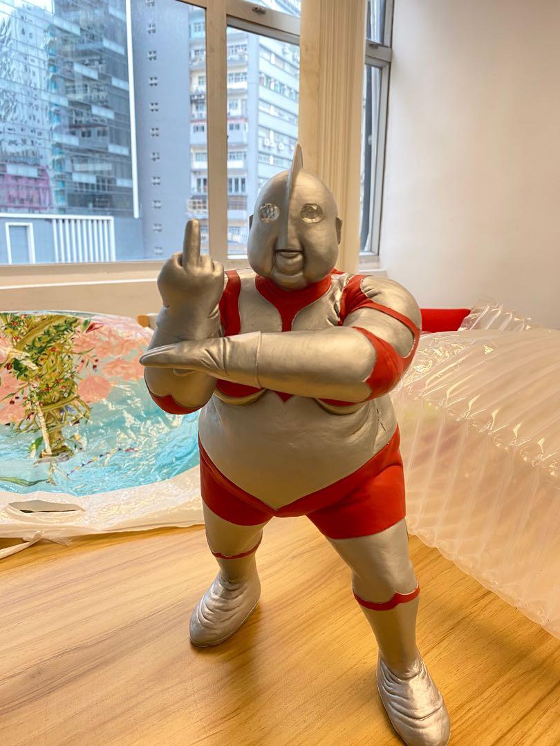 40cm 肥超人 肥吉田 中指肥超人 興趣及遊戲 玩具 遊戲類on Carousell