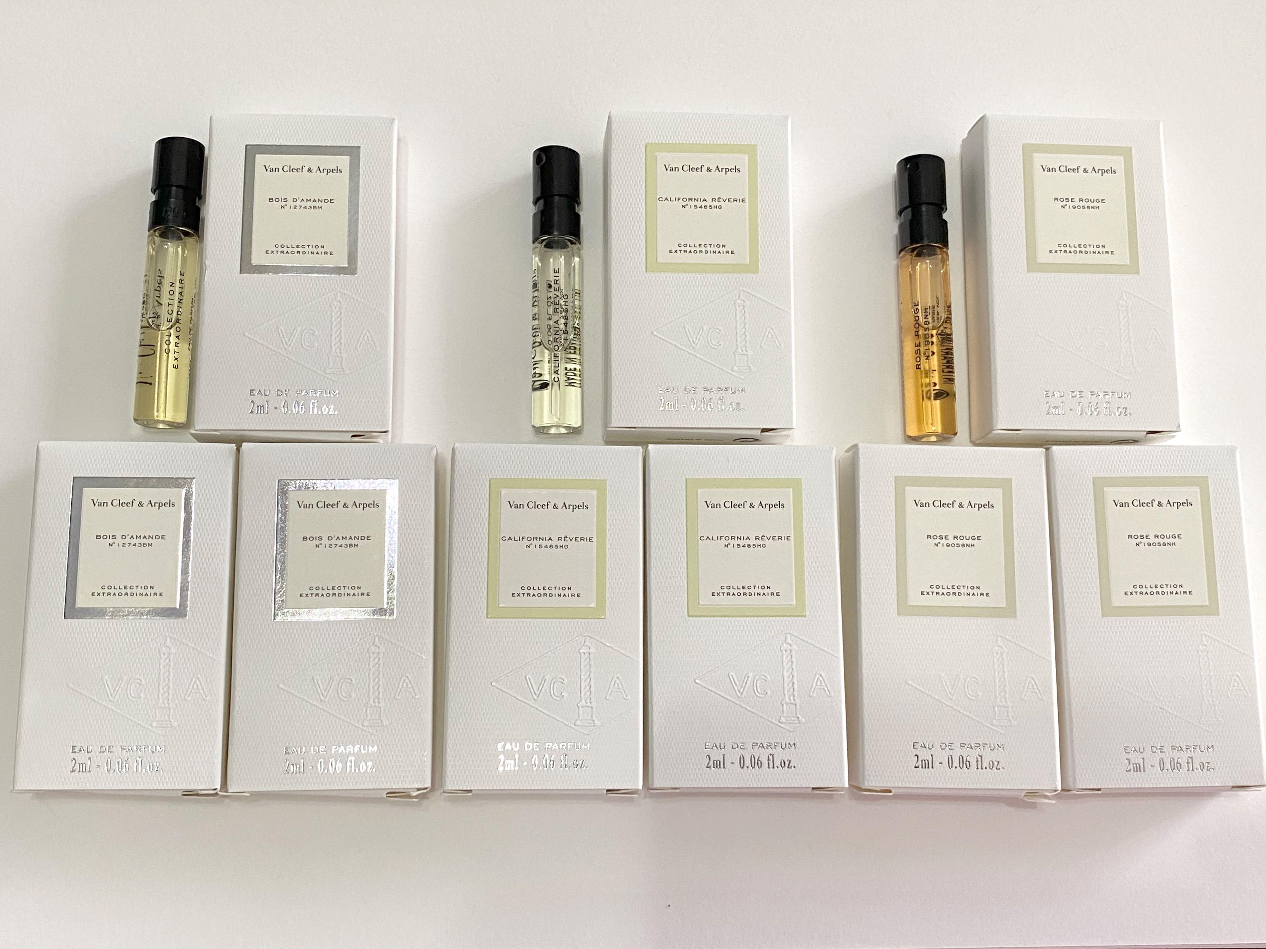 Site lijn Trots wassen 4for20 Van Cleef & Arpels Perfume Samples: Bois D Amande / California  Reverie / Rose Rouge 2ml edp each TRY NOW!!! Can mix & match with other  perfume vials, Beauty & Personal