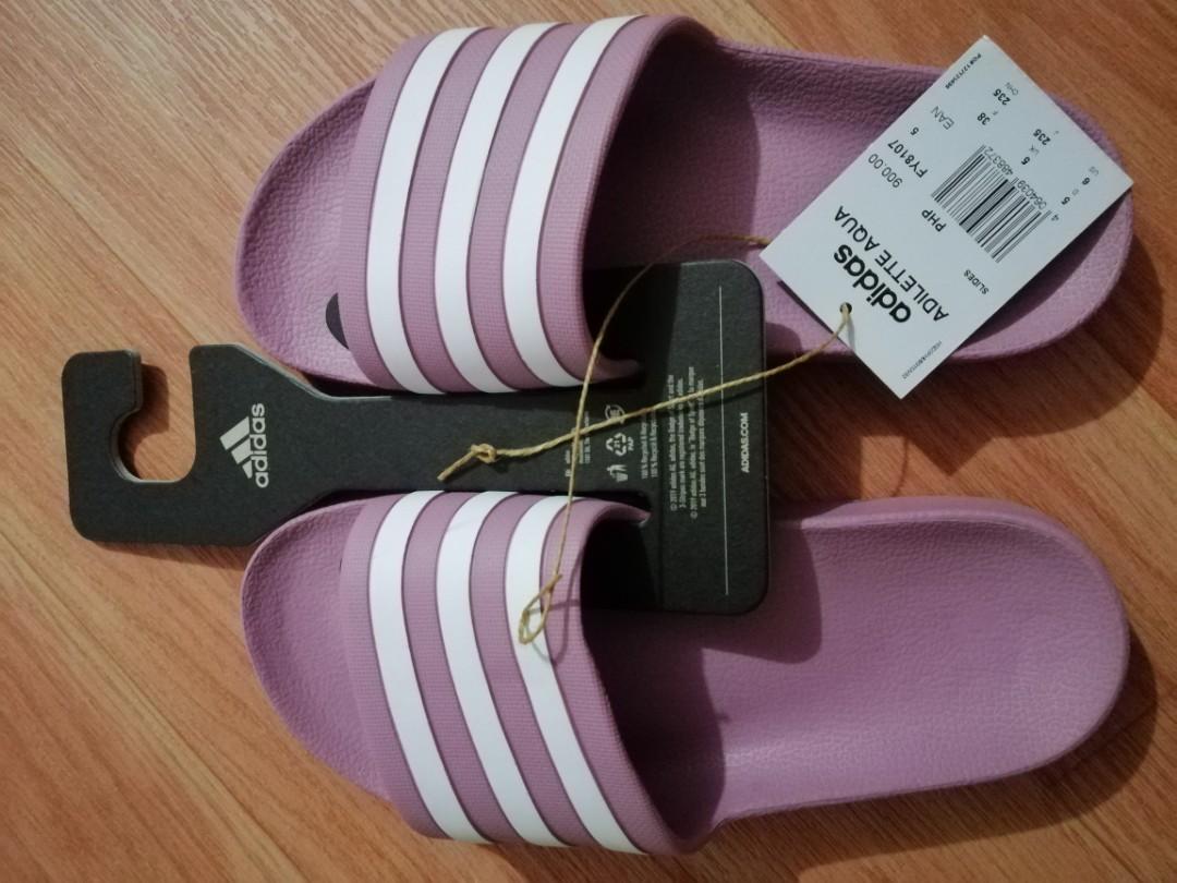 Adidas adilette online aqua purple