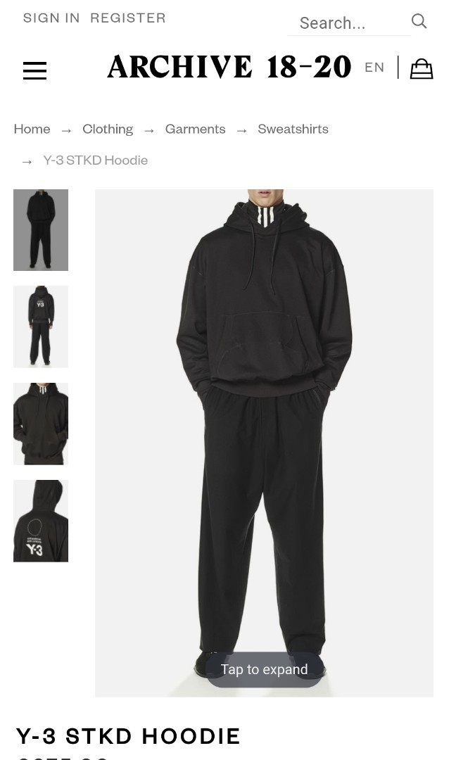 Yohji yamamoto adidas hoodie Clearance