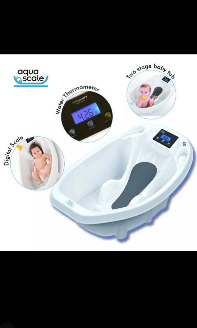 Aqua Scale baby bath tub, Babies & Kids, Infant Playtime on Carousell