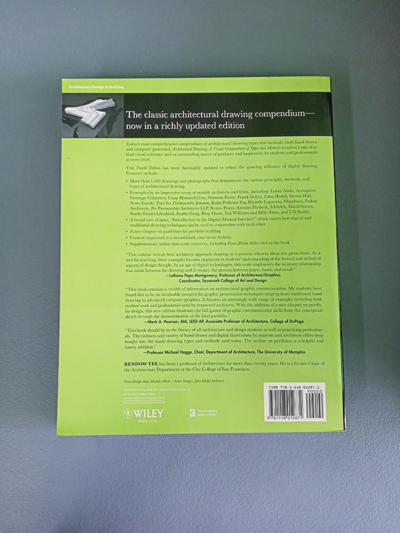 Architectural Drawing A Visual Compendium of Types and Methods (4th