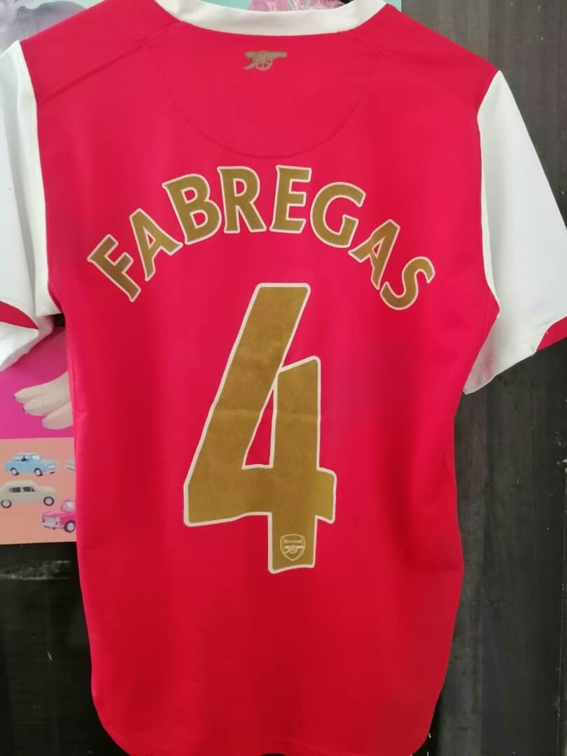 Arsenal Fabregas home 2007 08 jersey Men s Fashion Tops Sets