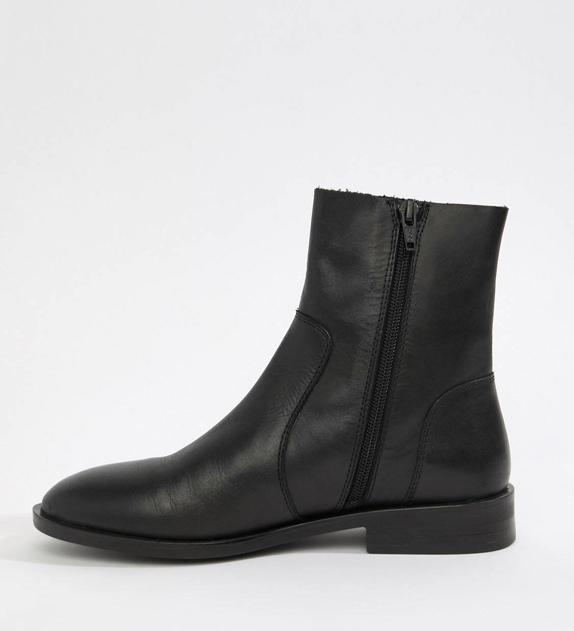 ASOS DESIGN Albany Leather Socks Boots