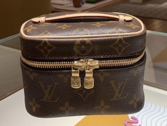 💯 Authentic LV, Monogram Nice Nano Vanity Bag, Luxury, Bags & Wallets on  Carousell