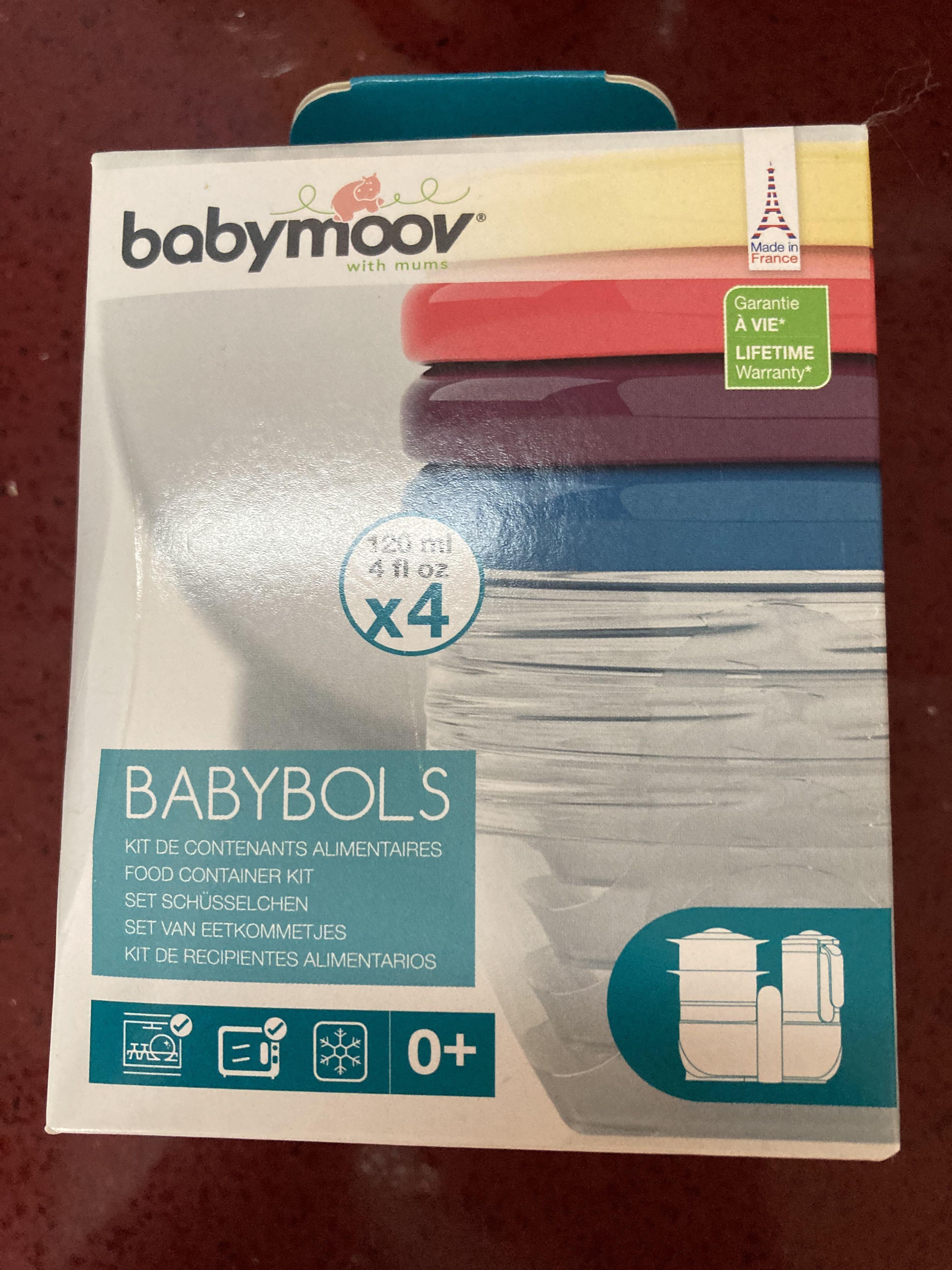Babymoov : Babybols - Contenants alimentaire - 120ml (x4