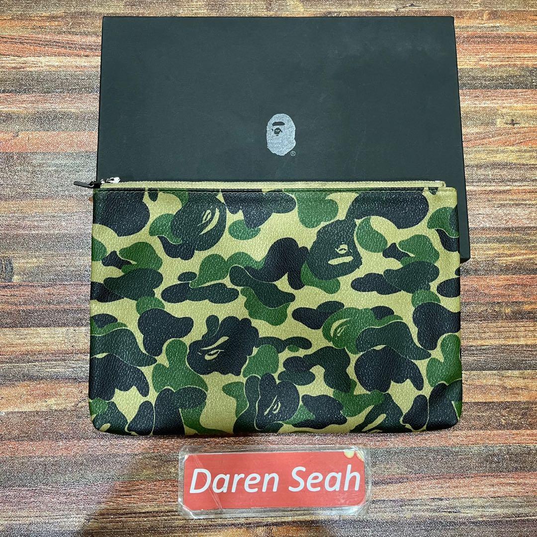 Bape abc Camo clutch bag