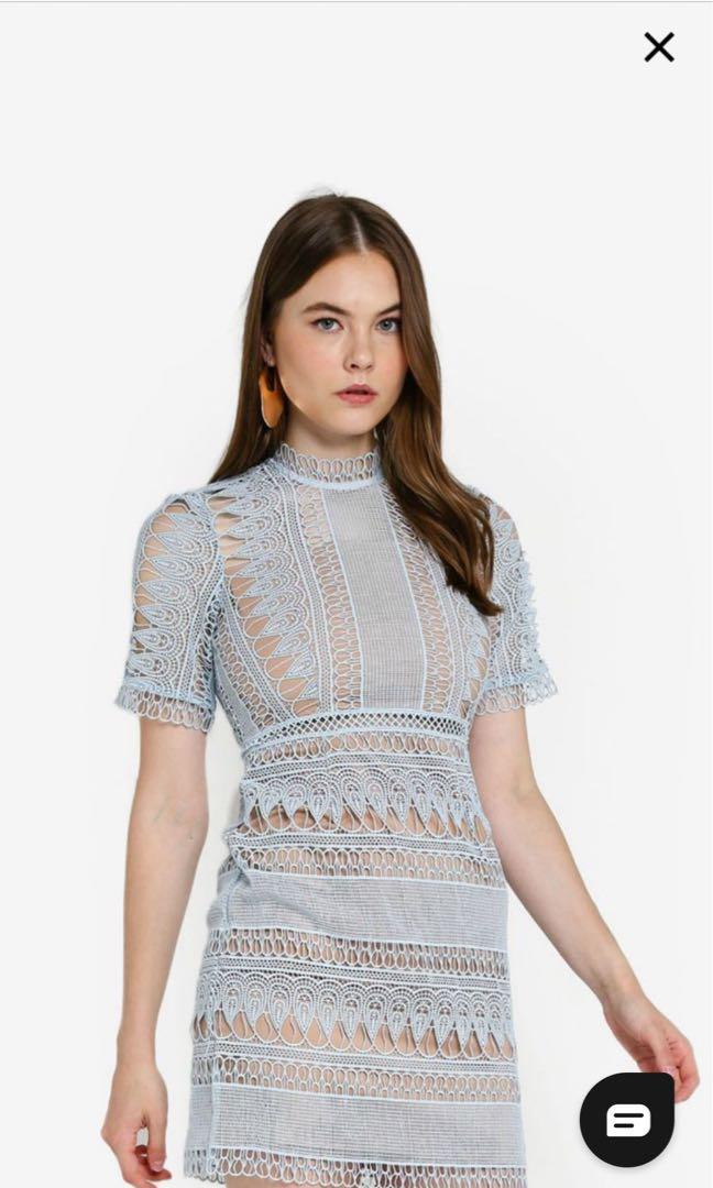 chinese dress ladies Baby Blue Bardot Mesh Lace Corset Prom Dress  Rosies Closet