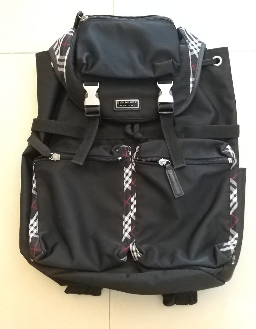 Burberry Black Label Backpack, 女裝, 手袋及銀包, 背囊- Carousell