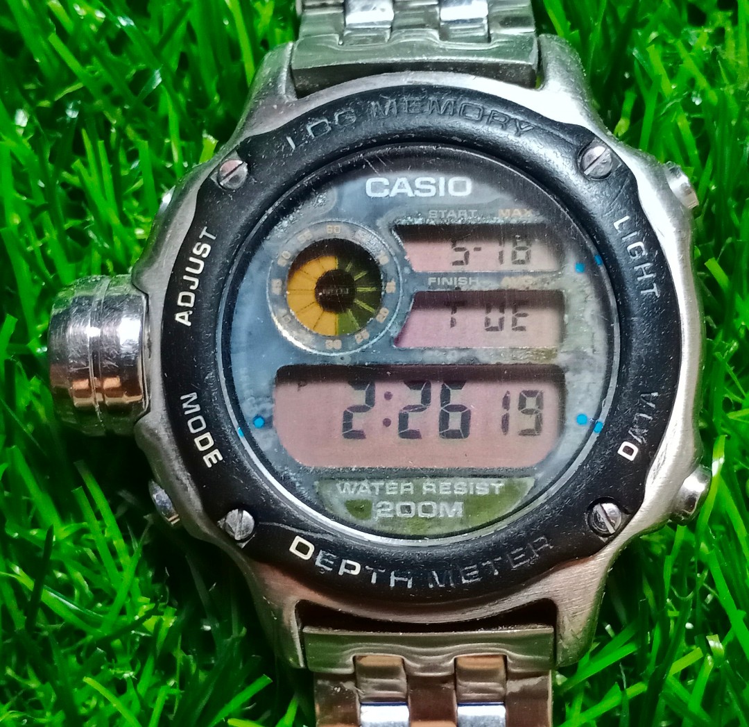Casio 2025 depth meter